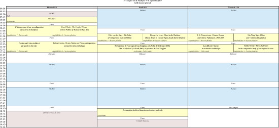 Grille horaire g&eacute;n&eacute;rale